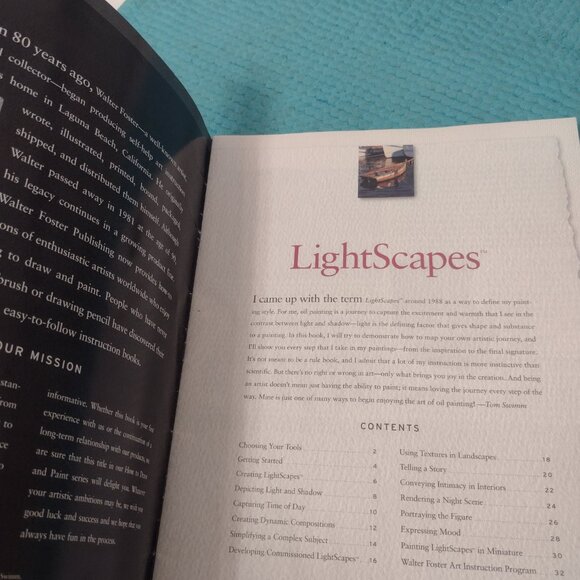 Vintage art book - LightScapes how to paint, Walter Foster - Picture 2 of 3